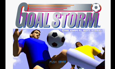 Goal Storm Title Screen